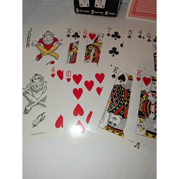 Vintage 1994 Over the Hill Jumbo Playing Cards Magiquie's Novelties 5 x 7 Deck - Picture 3 of 8